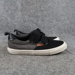 Old Navy Shoes Kids 10 Sneakers Casual Double Strap Trainers Flats Black Gray